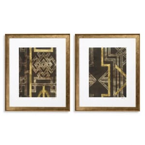 Luxury Trellis Pattern Decorative Print Set (2 pcs.)