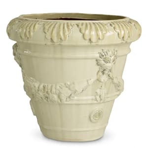 Luxury Sand Finish Ceramic Outdoor Planter