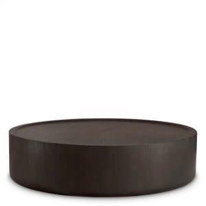 Luxury Dark Brown Finish Large Coffee Table