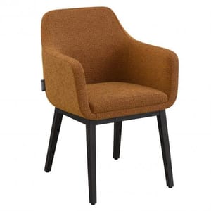 Luxury Upholstered Armchair – Modern Fabric Armchair with Beech Wood Frame