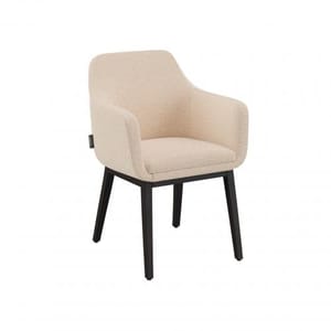 Luxury Upholstered Armchair – Modern Fabric Armchair with Beech Wood Frame