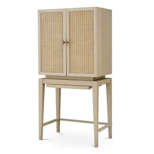 Luxury Weave Bar Cabinet