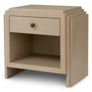 Grandeur Nightstand – Oak Bronze Symphony