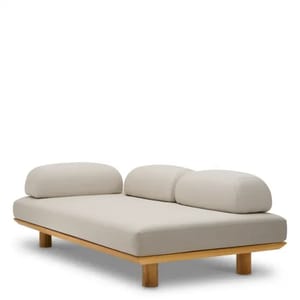Luxuriöses Teak Retreat Sofa - legt Wert auf Komfort und gehobenes Outdoor-Living
