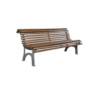 Imperial Crest Bench  African Heritage Elegance