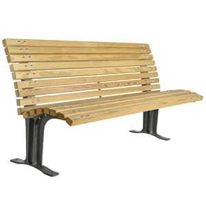 Belgrad Heritage Bench – Iron & American Yellow Pine Edition
