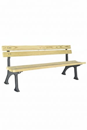 Sofia Heritage Bench – Iron Frame & Pine Wood