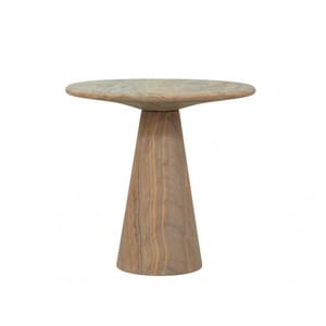 Serano Sandstone Side Table – 39 cm Mixed Stone Finish