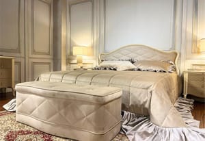 Royal Velvet Rectangular Bench – Refined European Luxury