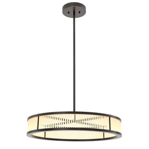 Royale Ceiling Lamp – Antique Brass Finish with Frosted Glass Rods