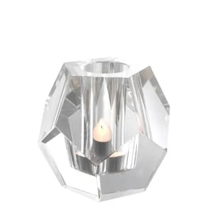 Premium Crystal Tealight Holder – Coquette Elegant Glass Design