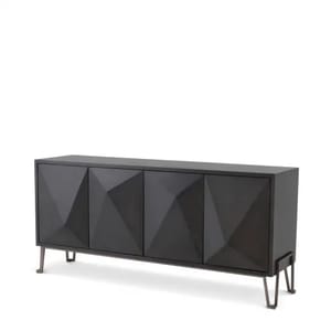 Premium Dressers – Charcoal Oak Veneer with Medium Bronze Accents