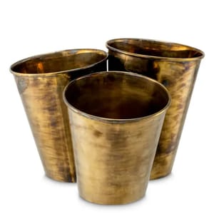 Luxury Vintage Brass Finish Wine Cooler