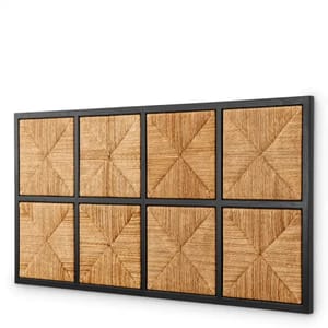 Luxury Black Finish Headboard