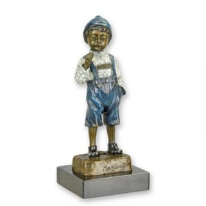 Luxury Bronze Smoker Sculpture