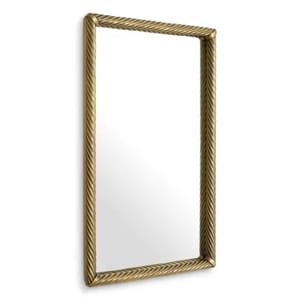 Luxury Vintage Brass Finish Mirror