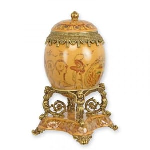 Luxury Bronze-Mounted Porcelain Egg Box
