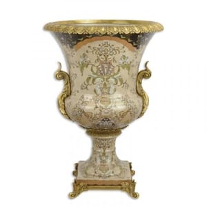 Luxury Porcelain Baroque Urn