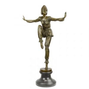 Luxuriöse Bronze Klassische Scheherazade Skulptur