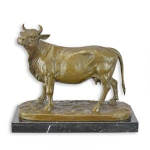 Luxury Bronze Classical Farm Cow Sculpture