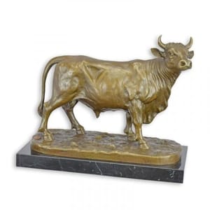 Luxury Bronze Standing Bull Sculpture