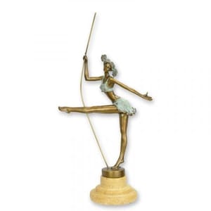 Luxuriöse Bronze Klassische Ballerina Skulptur