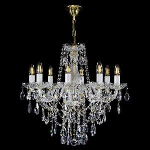 Luxury Classic Crystal Chandelier with Candle-Style Arms – 8 Lights
