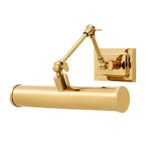 Luxury Gold Finish Adjustable Wall Lamp for Art Display