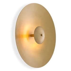Luxury Antique Brass LED Disc Wall Lamp