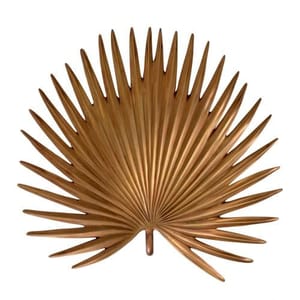 Luxury Vintage Brass Palm Leaf Wall Lamp