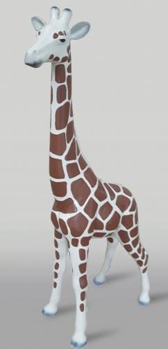 Luxuriöse handgefertigte Giraffen-Skulptur aus Harz – 100 CM Naturmuster-Edition