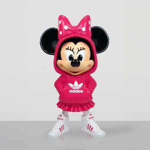 Luxuriöse Fiberglas Bad Girl Maus Figur Skulptur