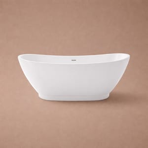 Luxury Freestanding Double Ended Bath in Refined Acrylic Finish