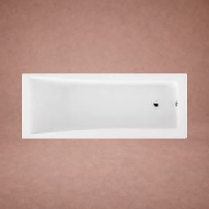 Luxury White Acrylic Single Ended Fitted Bathtub – 170 CM