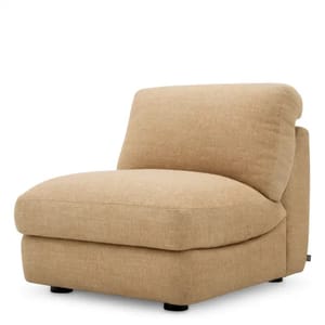 Luxury Arm Less Single Seater Sofa (Beige or Multicolor)