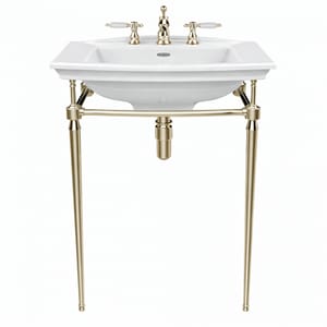 Luxury Vintage Gold Plated Designer Bathroom Washstand