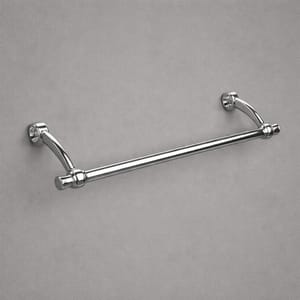 Luxury Chrome Plated Designer Bathroom Towel Rail – 32 CM