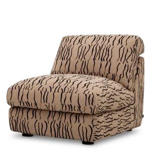 Luxury Bellord Camel Single Seater Modular Sofa