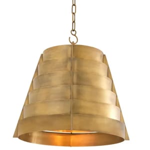 Luxury Vintage Brass Sculptural Ceiling Pendant Lamp