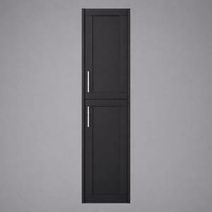 Luxury Double Door Tall Wall Cabinet in Midnight Blue Finish – 35 CM
