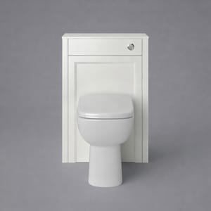 Luxury Chantilly Finish Back-to-Wall WC Cabinet – 600mm Freestanding Toilet Unit with Worktop