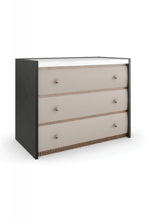 Burnished Adobe 3-Drawer Nightstand