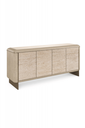 Travertine 4-Door Sideboard