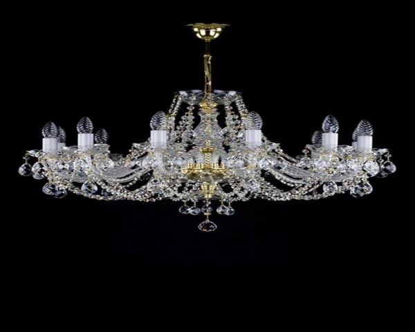Victoria Crystal Chandelier | Luxury Crystal Ceiling Lighting