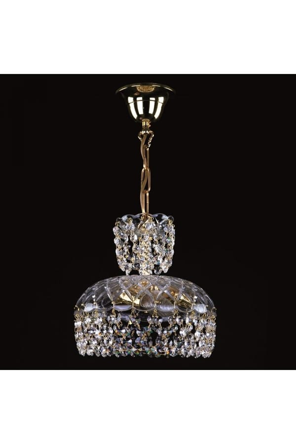 Kristall-Pendelleuchte - Luxuriöse 3-Licht-Ketten-Deckenhalterung