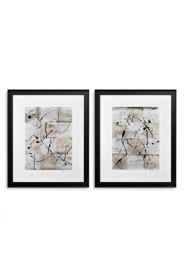 Luxury Print Set with Metallic Accents (2 pcs.)