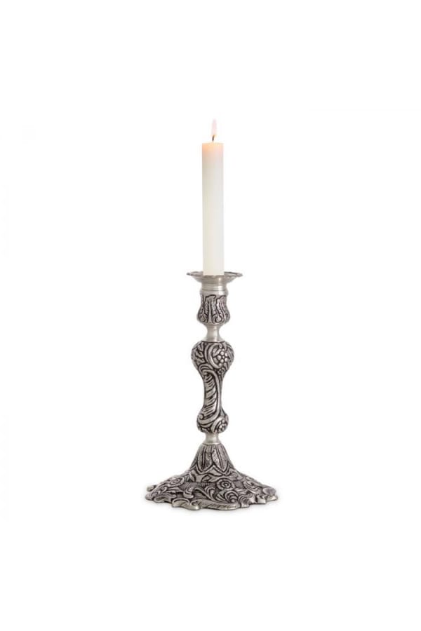 Luxury Antique Silver Plated Candle Holder