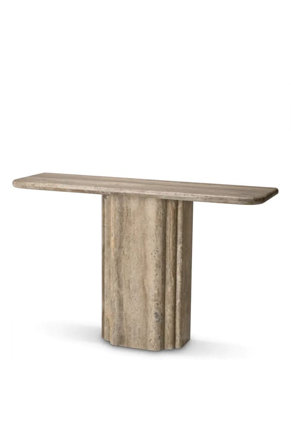 Sophisticated Silver Finish Console Table