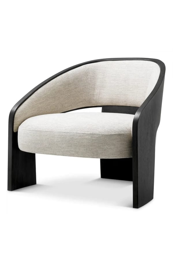 Aristocrat Chair – Oak & Linen Elegance