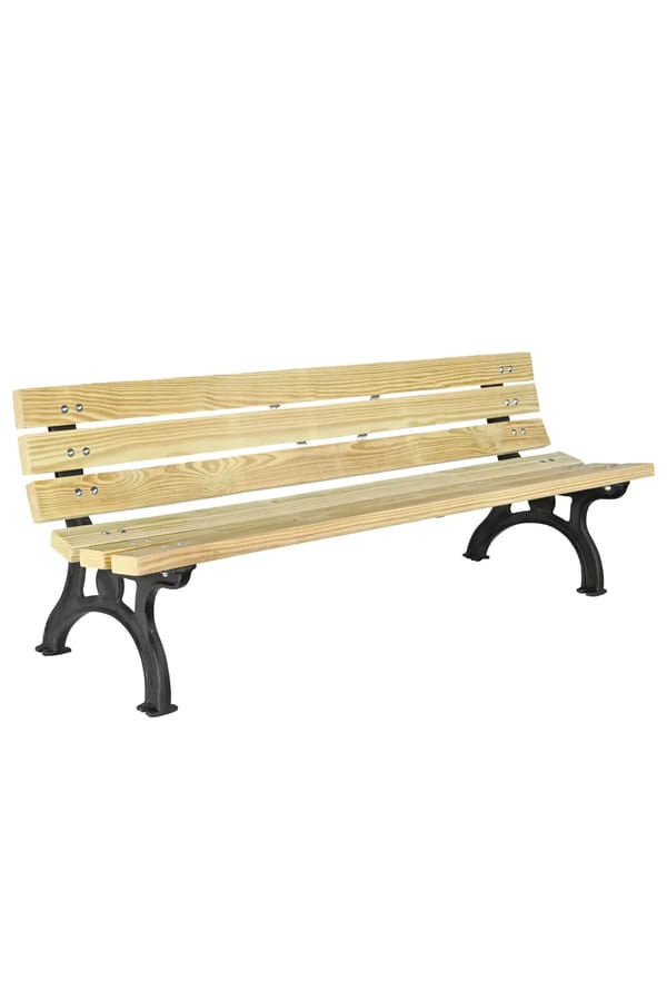 Tokyo Heritage Bench – Iron & American Yellow Pine Edition